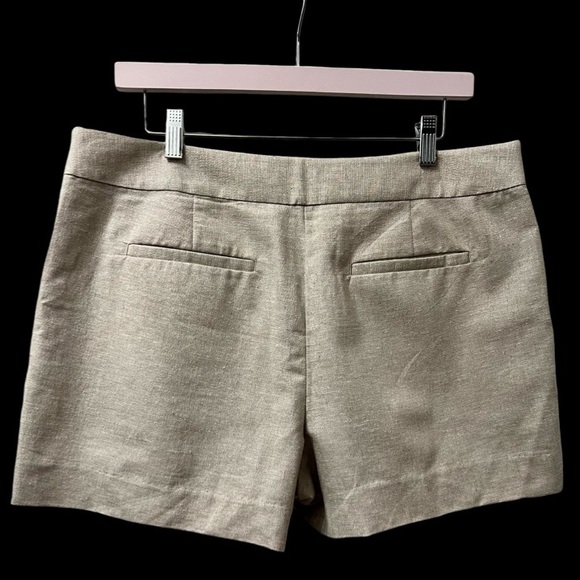 NWT Loft Riviera Gold Shimmer Shorts Size 10 - Picture 3 of 15